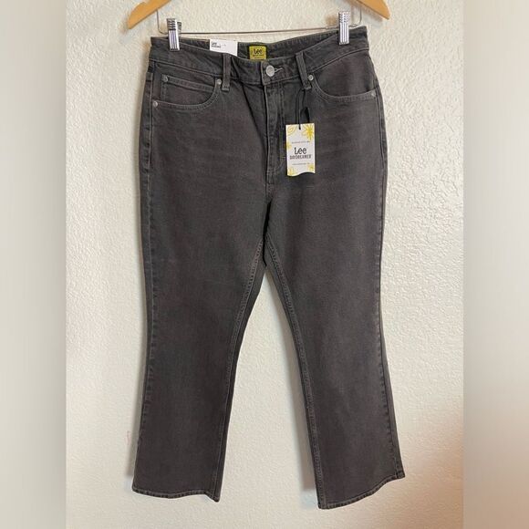 Lee x Daydreamer jeans black High Rise Crop Boot. NWT. 30 - Picture 4 of 10